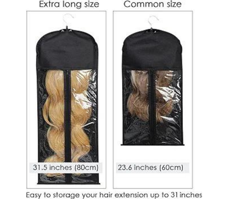 4 packs Wig storage for multiple Wigs Hair Extensions with hanger